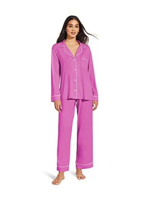 Eberjey Women's Gisele Two-Piece Long Sleeve & Pant Pajama Sleepwear Set