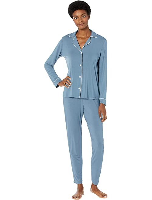 Eberjey Women's Gisele Two-Piece Long Sleeve & Pant Pajama Sleepwear Set