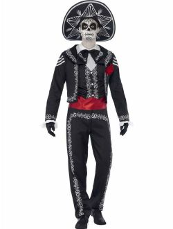 Smiffys Day of the Dead Seor Bones Costume