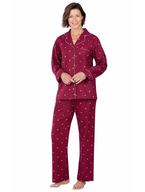 Addison Meadow Womens Pajamas - Women's Flannel Pajama Sets, Purple