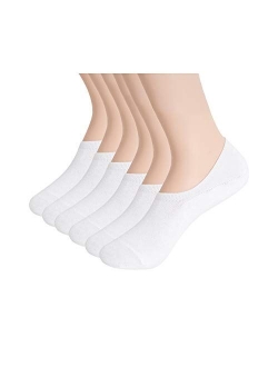 Again 1231 Women's 3-6 pairs Thin Casual Non-Slip No Show Ankle Socks