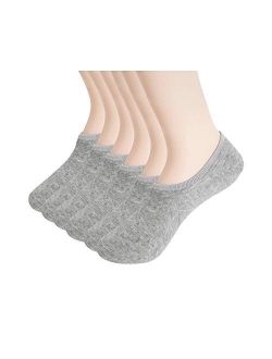 Again 1231 Women's 3-6 pairs Thin Casual Non-Slip No Show Ankle Socks