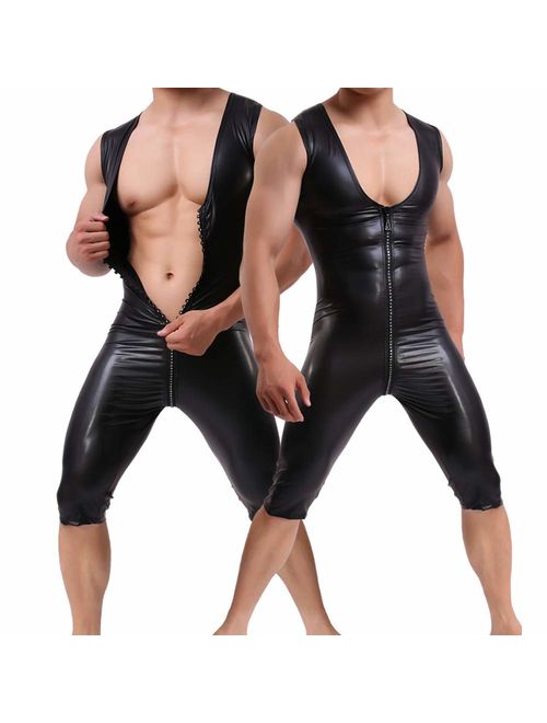 Mens Suspenders Wrestling Singlet Leotard Thong Bodysuit Jumpsuit Briefs Swimwear