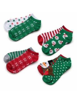 Women's Casual Holiday Low Cut Socks Gift Box Multi Pack Value Also Available In Plus Sizes