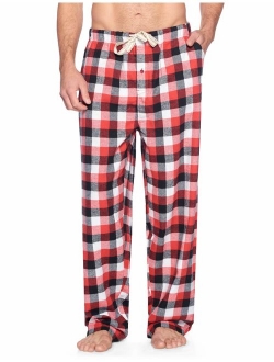 Ashford & Brooks Mens Super Soft Flannel Plaid Pajama Sleep Pants