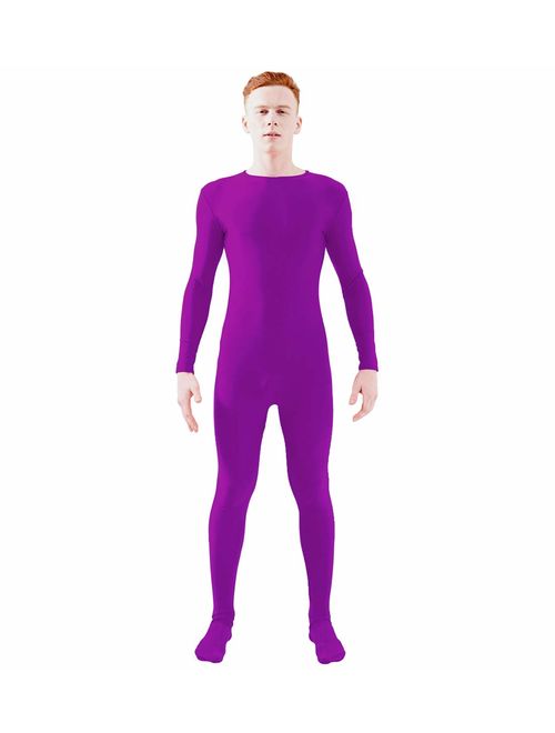 Ensnovo Adult Lycra Spandex One Piece Unitard Full Bodysuit Costume