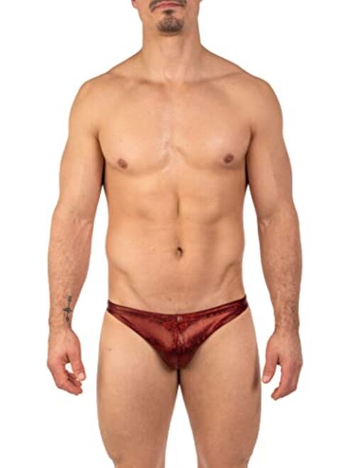 Gary Majdell Sport Men's Greek Bikini Swimsuit with Contour Pouch