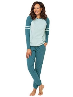 Addison Meadow Womens Pajamas Cotton - Jersey PJ Sets for Women, Sunday Funday