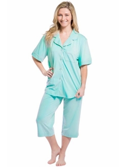 Fishers Finery Women's Tranquil Dreams Capri Pajama Set