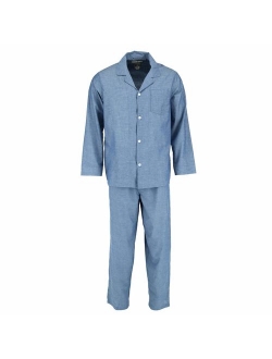 Men's Striped Broadcloth Pajama Set