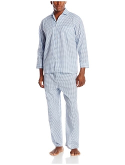 Men's Striped Broadcloth Pajama Set