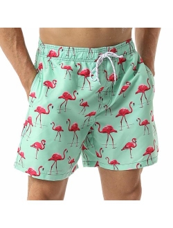 SILKWORLD Men's Swim Trunks Quick Dry Shorts with Pockets