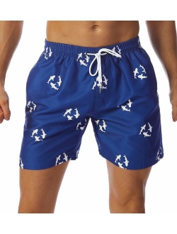 SILKWORLD Men's Swim Trunks Quick Dry Shorts with Pockets