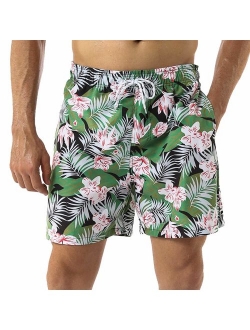 SILKWORLD Men's Swim Trunks Quick Dry Shorts with Pockets