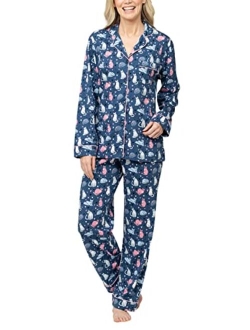 Flannel Pajamas Women Soft - Women's Flannel Pajamas, Pet Lover