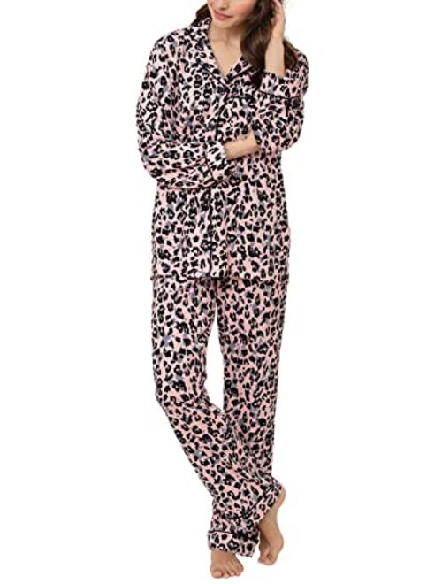 PajamaGram Flannel Pajamas Women Soft - Women's Flannel Pajamas, Pet Lover