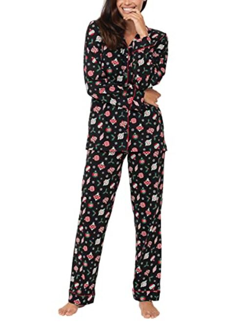 PajamaGram Flannel Pajamas Women Soft - Women's Flannel Pajamas, Pet Lover