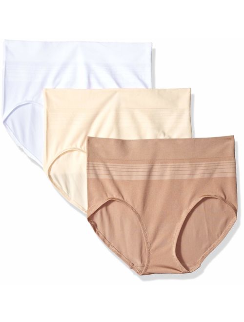 Warner's Women's Blissful Benefits Seamless Brief Pany 3 Pack