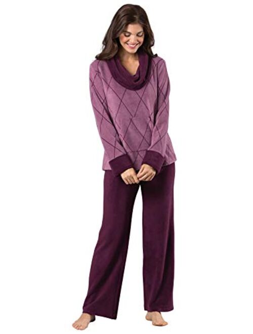 PajamaGram Soft Fleece Pajamas Women - Womens Pajama Sets