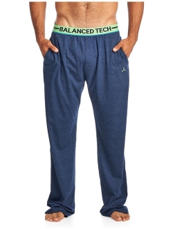 Balanced Tech Men's Solid Cotton Knit Pajama Lounge Pants