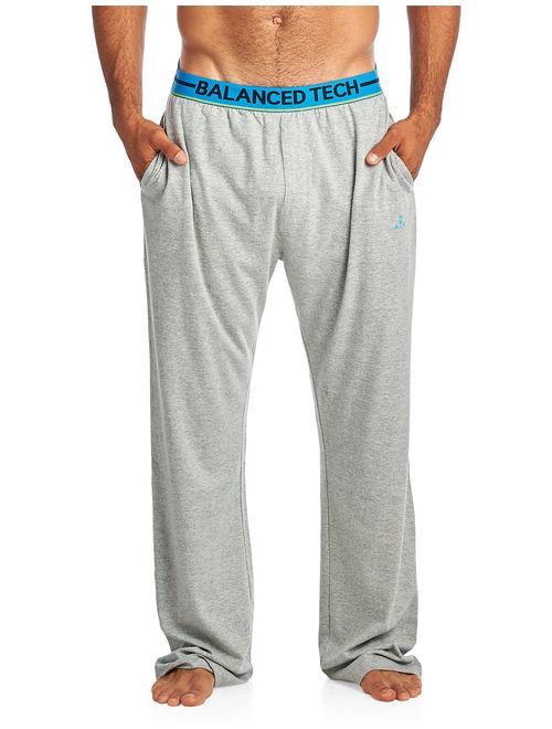 Balanced Tech Men's Solid Cotton Knit Pajama Lounge Pants