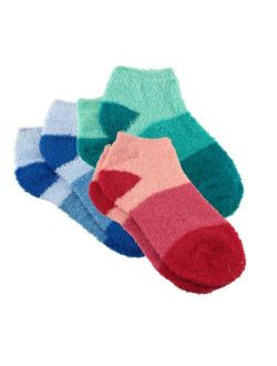 BambooMN Women's Super Aloe Infused Fuzzy Nylon Socks