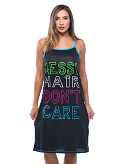 Just Love Polyester Spaghetti Strap Nightgown with Cute Graphics