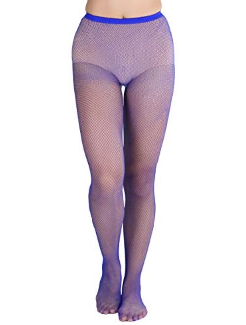 ToBeInStyle Women's Sexy Seamless Fishnet Full Footed Panty Hose Tights Hosiery