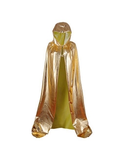 Colorful House Unisex Full Length Hooded Cape Christmas Costume Cloak