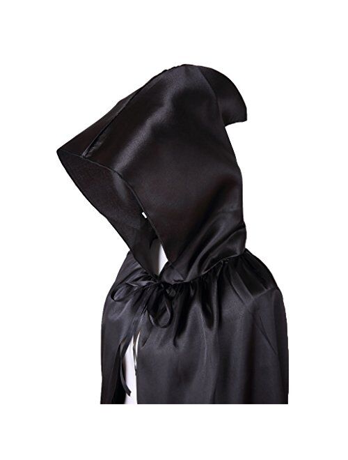 Colorful House Unisex Full Length Hooded Cape Christmas Costume Cloak