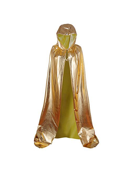 Colorful House Unisex Full Length Hooded Cape Christmas Costume Cloak