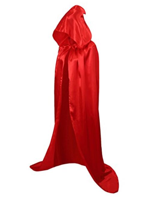 Colorful House Unisex Full Length Hooded Cape Christmas Costume Cloak