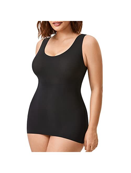 DELIMIRA Women's Tummy Control Shapewear Smooth Body Shaping Camisole Tank Tops