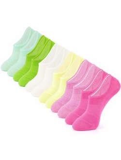 IDEGG Women and Men No Show Socks Low Cut Anti-slid Cotton Athletic Casual Socks