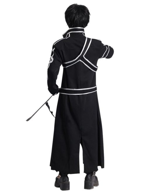 Cos2be SAO Anime Sword Art Online Kirito Cosplay Costume