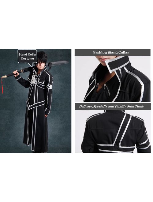 Cos2be SAO Anime Sword Art Online Kirito Cosplay Costume