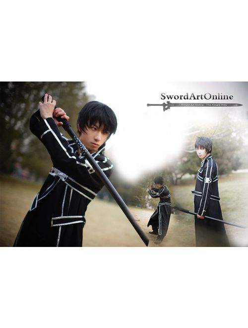 Cos2be SAO Anime Sword Art Online Kirito Cosplay Costume