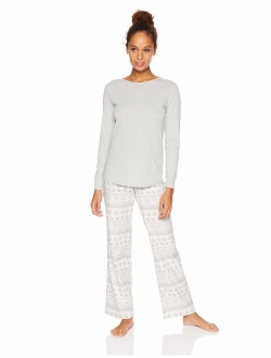 Women's Lightweight Flannel Pajama Set