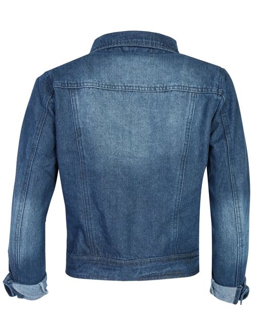 dollhouse Women's Basic Denim Jean Jacket