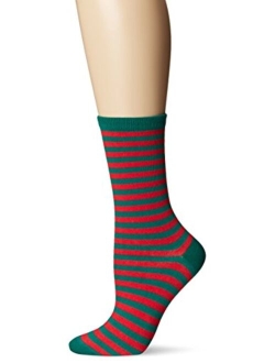 Women's Novelty Geometric Pattern Crew Socks