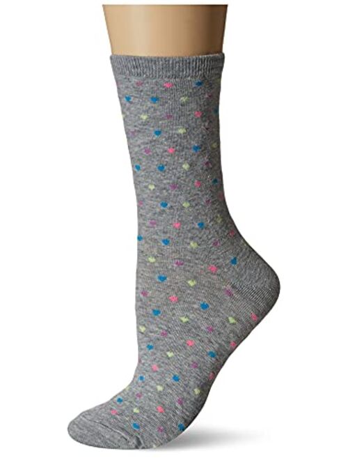 Hot Sox Women's Novelty Geometric Pattern Crew Socks