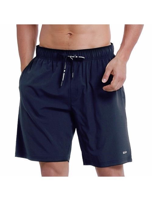 HOdo Mens Swim Trunks Quick Dry Beach Shorts Bathing Suits with Mesh Liner