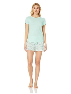 Women's Poplin Short and Sleep Tee Set