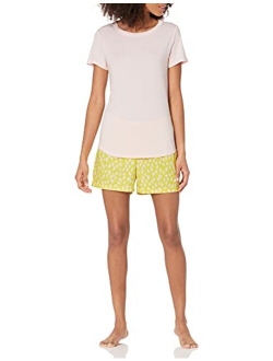 Women's Poplin Short and Sleep Tee Set