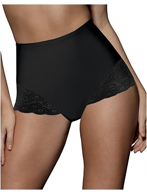 Bali Women’s Firm Control Shapewear Brief with Lace Fajas 2-Pack DFX054