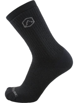 CloudLine Merino Wool Hiking & Athletic Crew Socks - Ultra Light - Made in USA