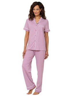 Pajama Set for Women - Pajamas for Women Cotton, Short Sleeve