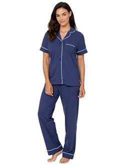 Pajama Set for Women - Pajamas for Women Cotton, Short Sleeve