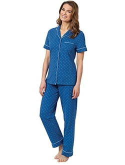 Pajama Set for Women - Pajamas for Women Cotton, Short Sleeve