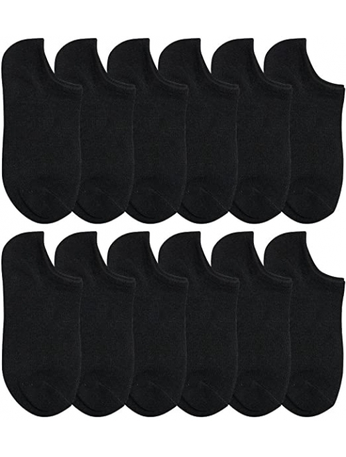 BEAR MUM Women's 12 Pairs Everyday Low Cut/No Show Causal Socks